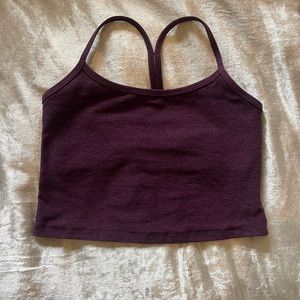 Beyond Yoga Space Dye Slim Crop Racer Back Tank Small